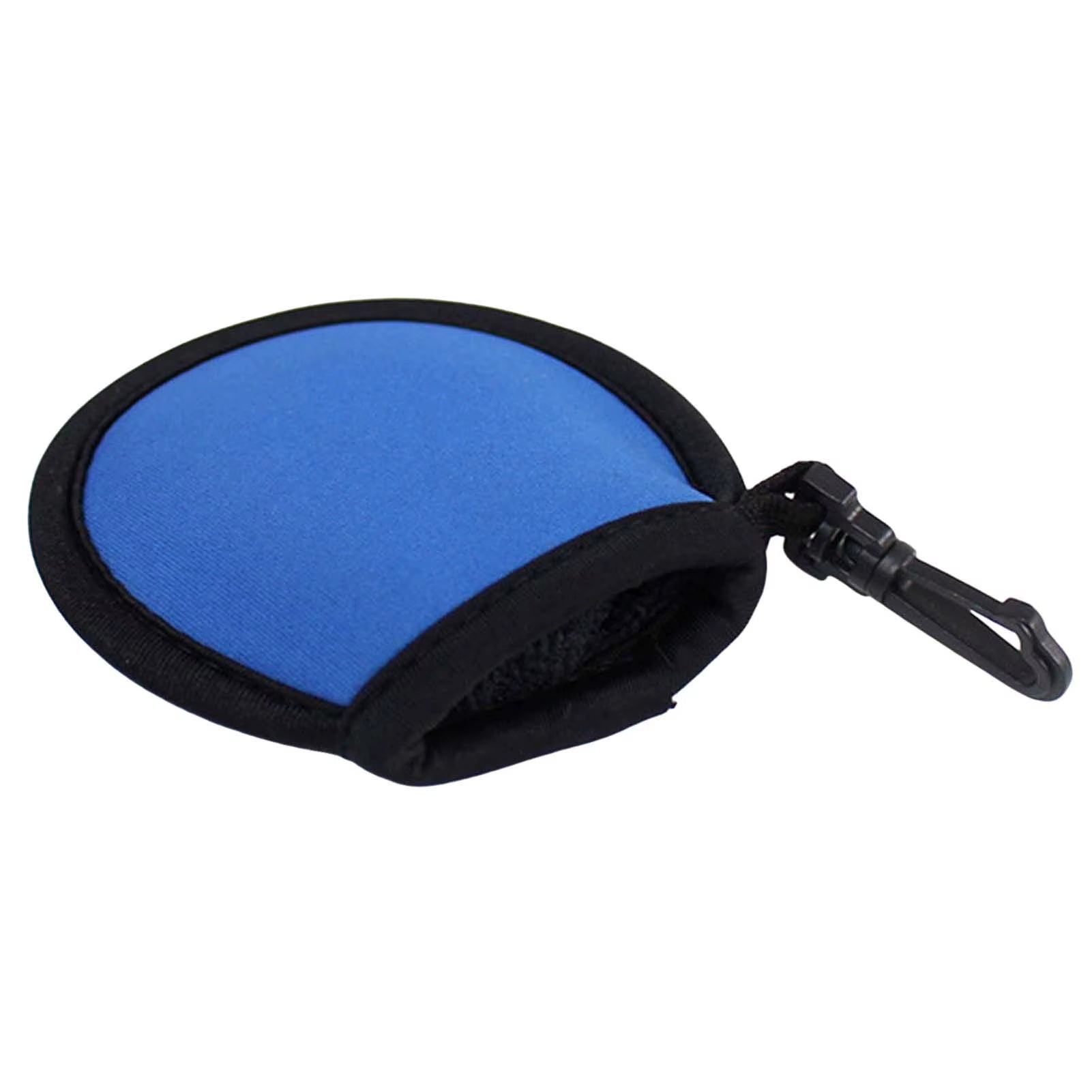 Golf Ball Pocket with Clip Soft Lightweight Golf Ball Cleaner Pouch for Washing Wipe Golf Ball