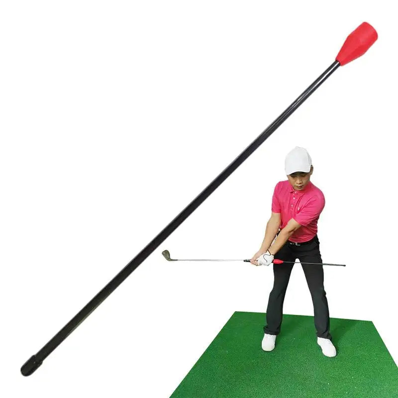 Golf Cutter Corrector Golf Swing Trainer Lightweight Golf Swing Practice Stick with Grip Golf Indoor Chipping Practice Stick Aid