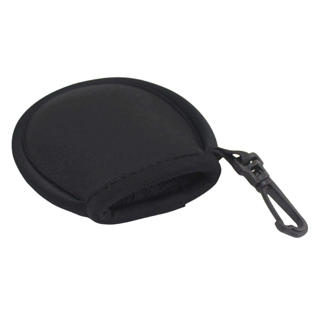 Golf Ball Pocket with Clip Soft Lightweight Golf Ball Cleaner Pouch for Washing Wipe Golf Ball
