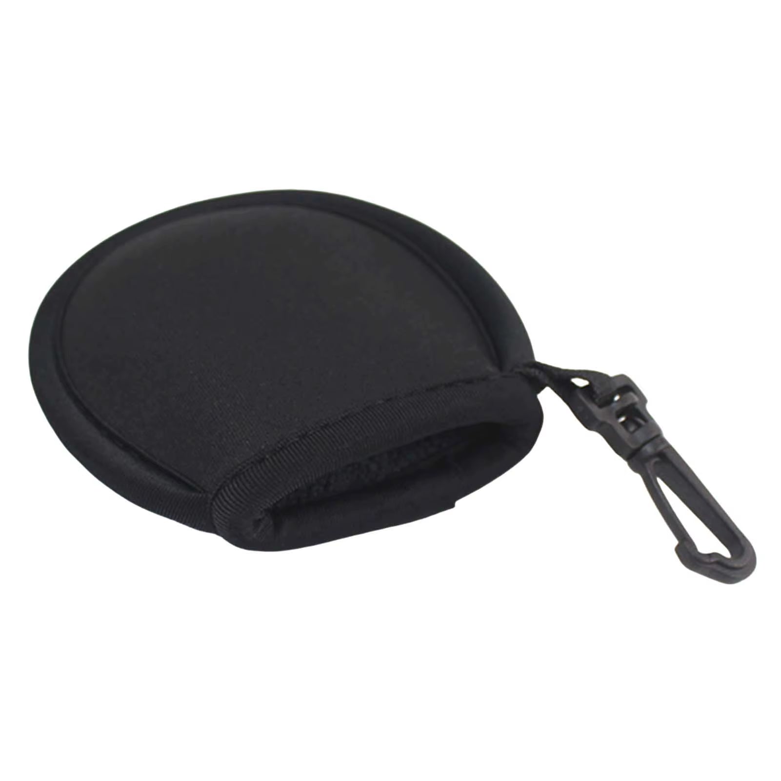 Golf Ball Pocket with Clip Soft Lightweight Golf Ball Cleaner Pouch for Washing Wipe Golf Ball