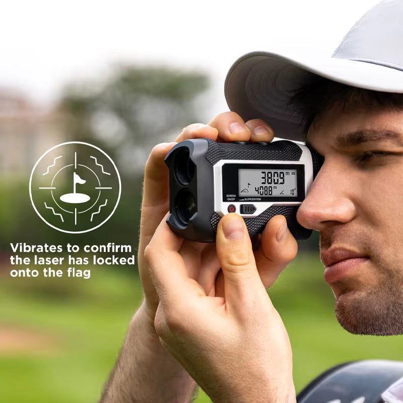 Laser Golf Rangefinder LCD Screen Unit Switch M/Yd Range Finder Vibration for Golf Hunting Sport Laser Meter Distance Meter