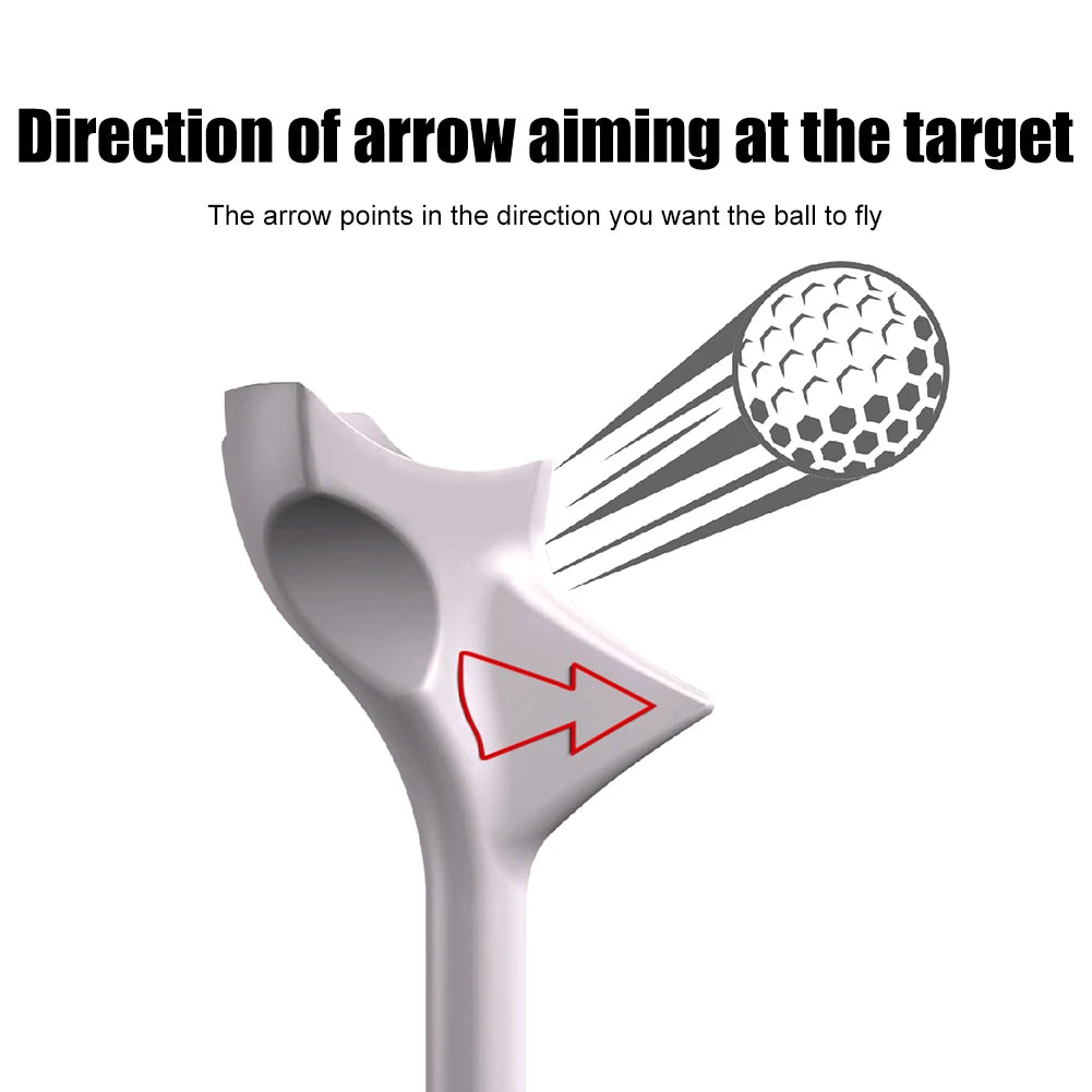 Golf Tees 10 Degree Diagonal Insert Golf Ball Holder Increases Speed Golf Training Ball Tee with Package Golf Gift Accessories