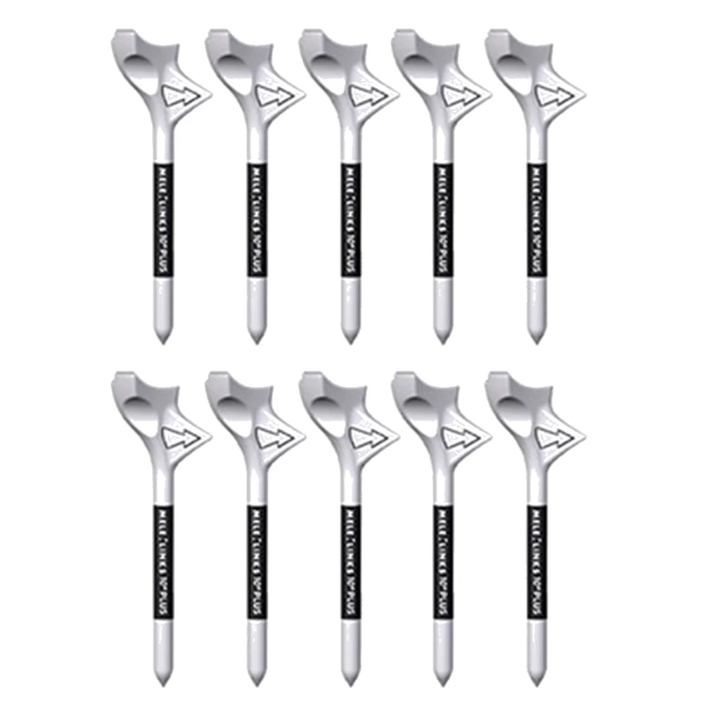 Golf Tees 10 Degree Diagonal Insert Golf Ball Holder Increases Speed Golf Training Ball Tee with Package Golf Gift Accessories